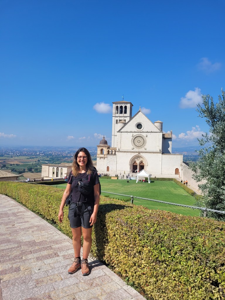 Em Assis, durante minha segunda ida ao Caminho, em setembro de 2023.