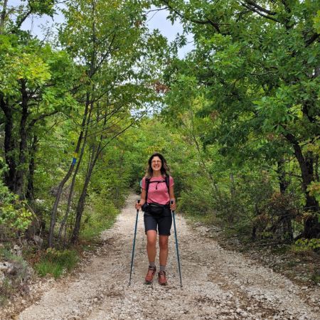 Para mim, os bastões são indispensáveis.